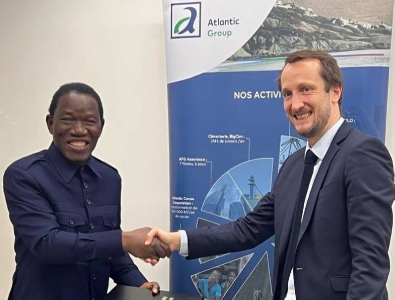 Koné Dossongui, fondateur et président d’Atlantic Group et Michael W. Scherb, fondateur et CEO d’Appian (Ph: DR)