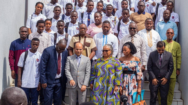 De l’Inde à Abidjan, des jeunes ivoiriens bâtissent l’avenir de la robotique. (Ph: Dr)