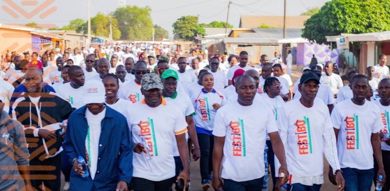 La marche sportive lors du Festibo 2025 Mini édition