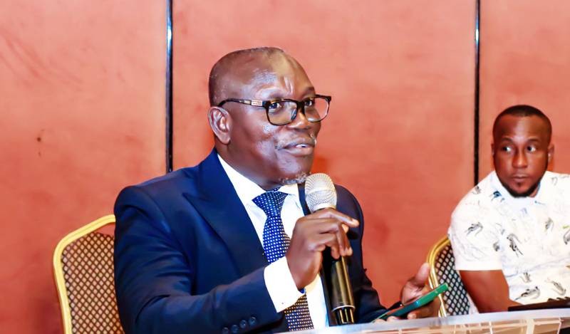Prof. Valery Koffi N’Gattia, vice-président de la Siorl, a dressé le bilan de la 2e édition des Journées de la Siorl, qui s'est déclinée en diverses activités humanitaires et scientifiques. (Ph: Dr)
