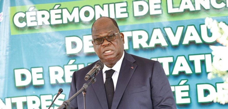 Le ministre des Eaux et Forêts, Laurent Tchagba, par ailleurs Coordonnateur principal du Rassemblement des Houphouëtistes pour la Démocratie et la Paix (RHDP) de Marcory