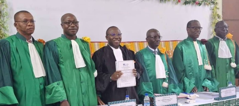 Le secrétaire général adjoint du conseil national des exportations, Gouaré Amême, est désormais Docteur.