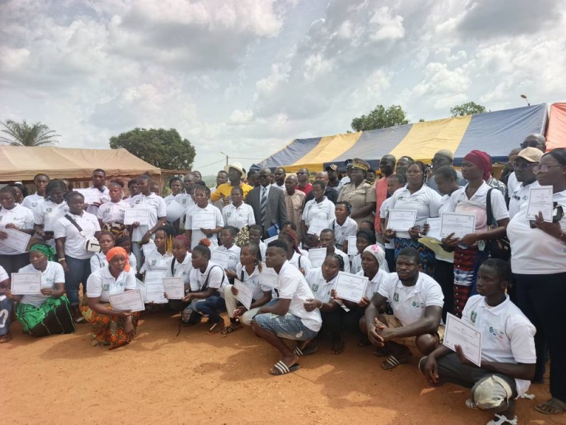 Les bénéficiaires du projet THIMO engagés pour leur autonomisation et leur insertion durable dans le tissu socio-économique de l’Indénié-Djuablin.