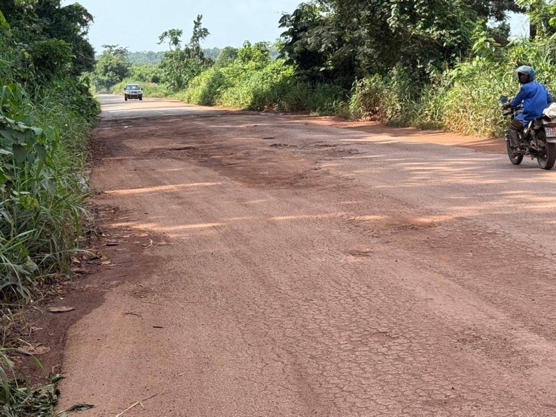Guiberoua-Gagnoa dans quelques années si rien n'est fait, la voie sera difficile d'accès (Jean Bavane)