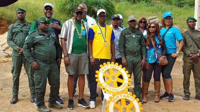 Cette action sociale s'inscrit dans le cadre des sept axes stratégiques du Rotary International. (Ph: Dr)