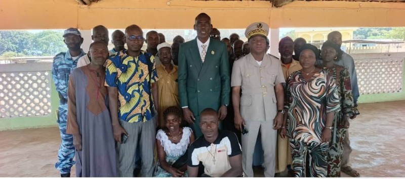 Coulibaly Gnènègnaga Mahoua, conseillère à l’extra-scolaire alphabétisation; N’Failissou Serge Kouassi, le Sous-préfet; et Dosso Namory, le maire, sont appelé à la mobilisation de tous (DR)