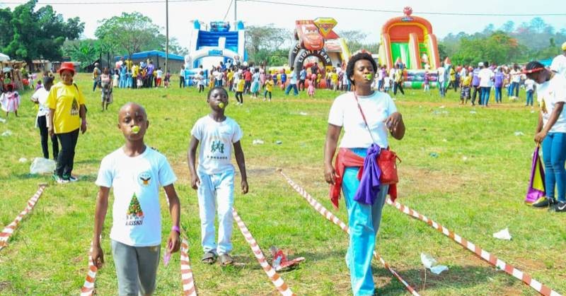 Les enfants ont participé à de nombreux jeux. (Ph: Dr)