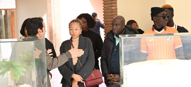 Visite de la commissaire générale d’ÉLÉPH’FAN, Hadja Touré