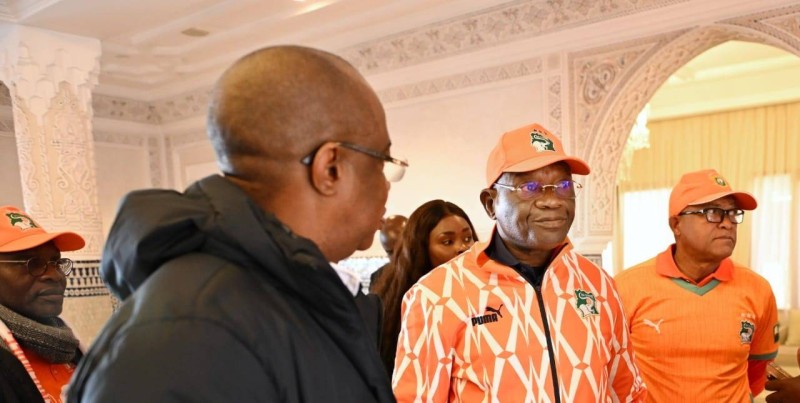 L'arrivée du ministre Adjé Metch à Marrakech