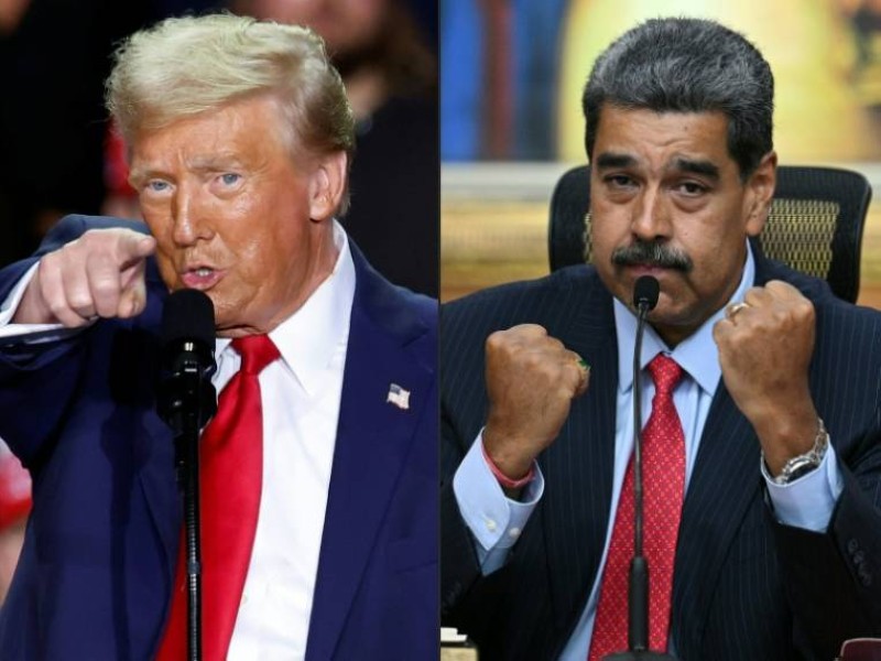  Donald Trump a annoncé la capture de son homologue vénézuélien Nicolas Maduro, le 3 janvier 2026. AFP - KAMIL KRZACZYNSKI,FEDERICO PARRA 