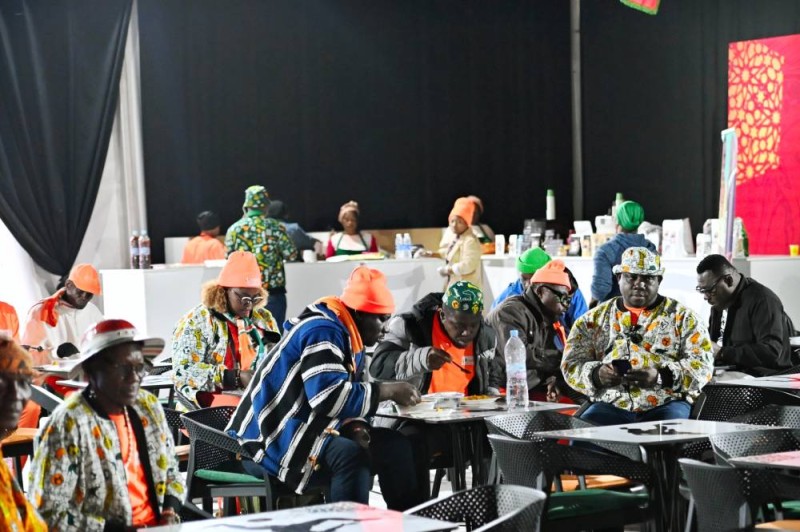 Des visiteurs assidus de la Fan Zone ivoirienne « Éléph’Fan »