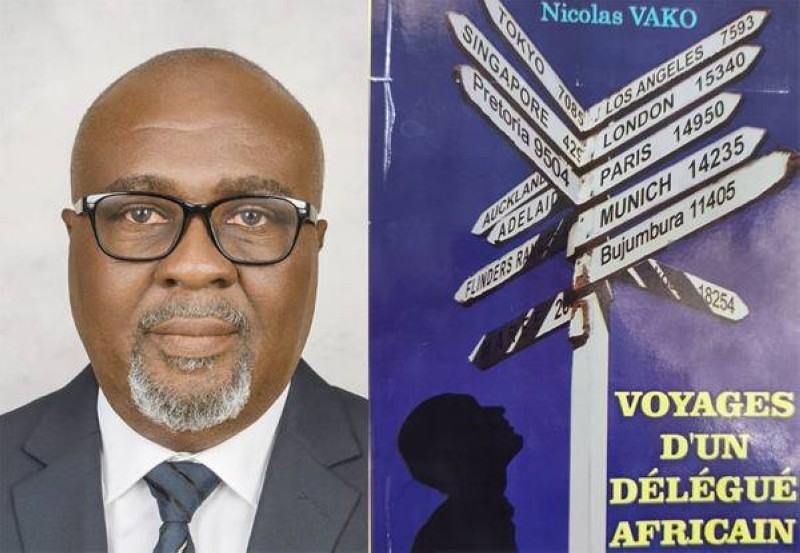 Nicolas Vako, l'auteur de "Voyages d'un délégué africain". (Ph: Dr)