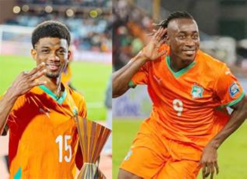 De gauche à droite: Amad Diallo et Yan Diomandé. (Ph: Dr)