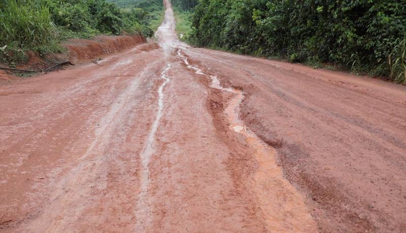Les routes de Guéyo souffrent de bitume. (Ph: ABDOULAYE COULIBALY)