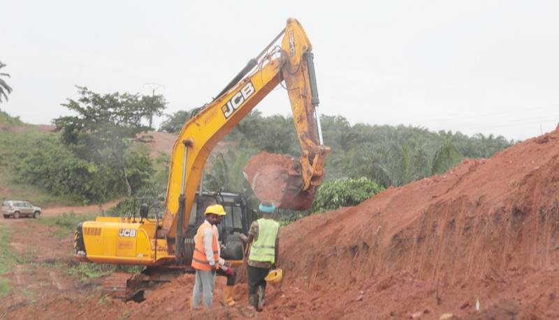 Les travaux sont bien avancés. Bientôt la fin de la pénurie d’eau. (Ph: ABDOULAYE COULIBALY)