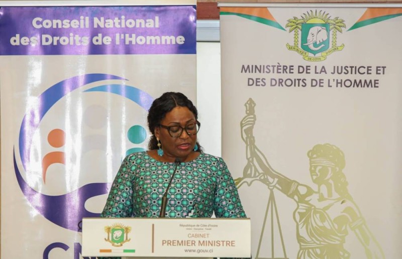 Mme Namizata Sangaré, présidente du Conseil national des droits de l'homme