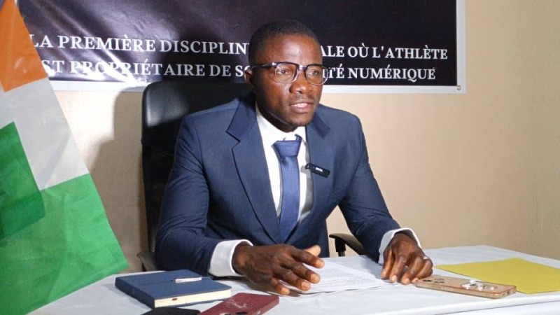 Amian Koffi Édouard, le fondateur de la nouvelle discipline sportive. (Ph: Dr)