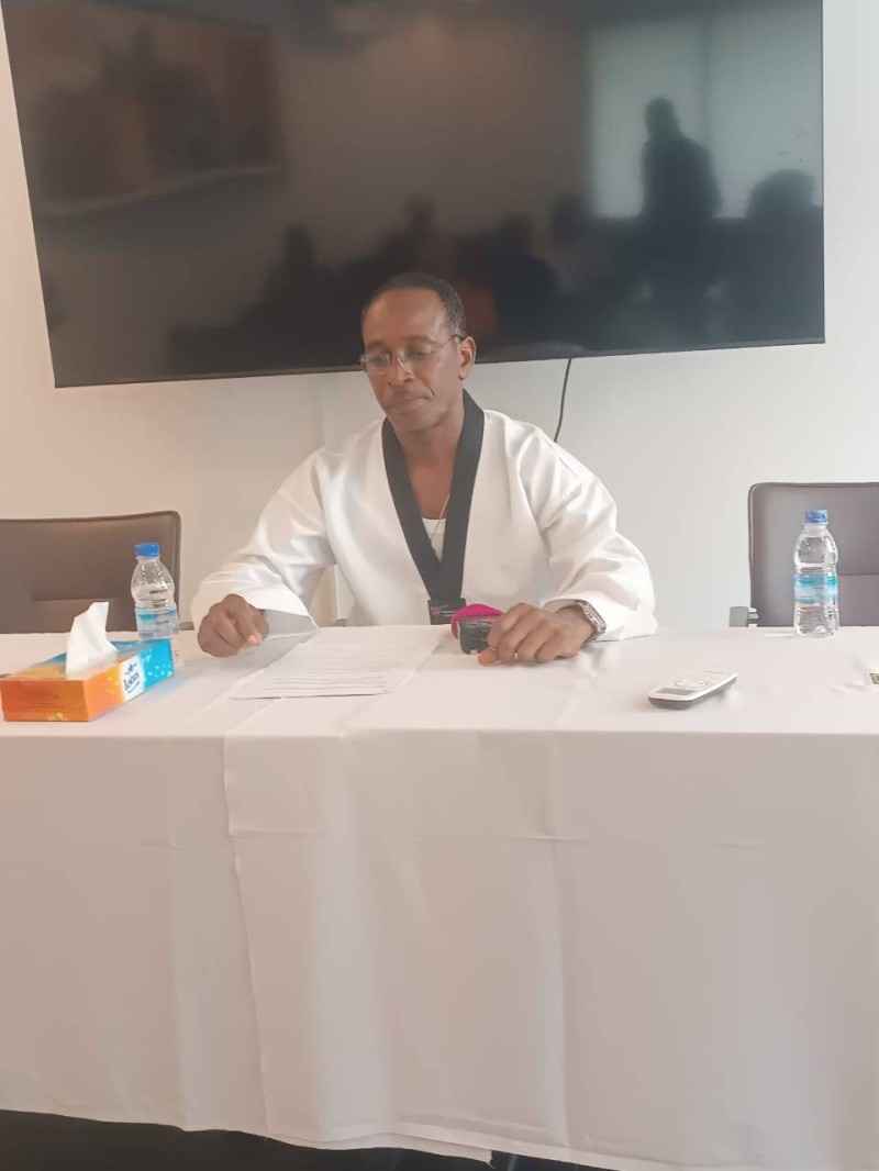 Me Kouadjan, porte-parole des 173 membres statutaires. (Ph: Dr)