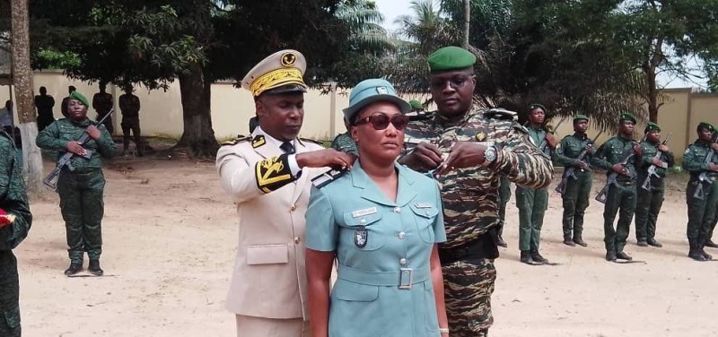Mme Hobou Laure Mariette élevée au grade de commandant des Eaux et Forêts