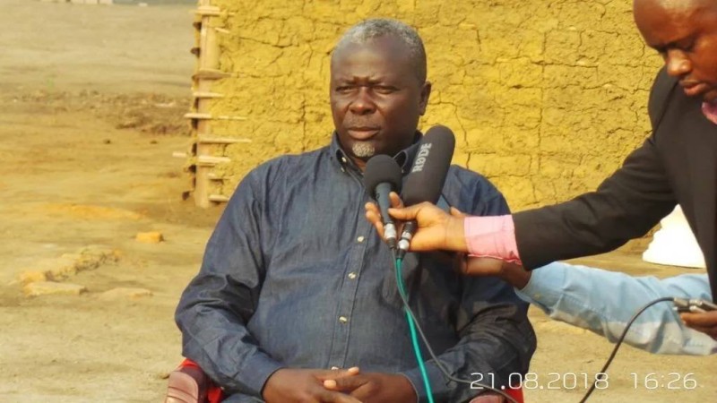  Le pasteur Ntumi, ici en août 2018. RFI 