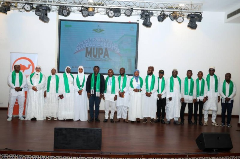 Les membres du bureau exécutif de la Mupa se sont dits engagés aux côtés du président pour atteindre les objectifs (DR)
