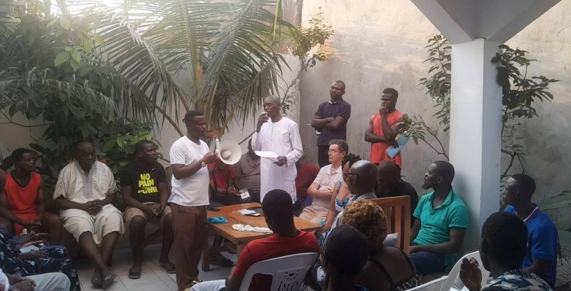 Dans son intervention, Ougafolo Koné, habitant et intervenant principal, a rappelé les efforts déjà consentis. (ph: Jaurès Drohgba)