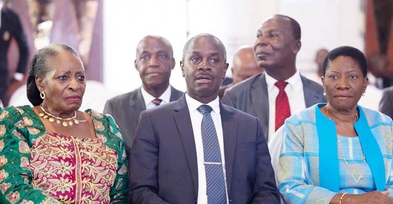 La délégation du Pdci-Rda était conduite par le secrétaire exécutif en chef, Yapo Yapo Calice (au milieu), et la vice-présidente, Léopoldine Tiézan Coffi (à gauche). (Ph: Dr)