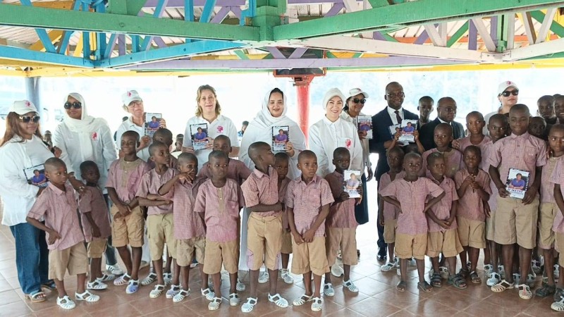Le GECMD-CI aux côtés des enfants de l’orphelinat de Bingerville.