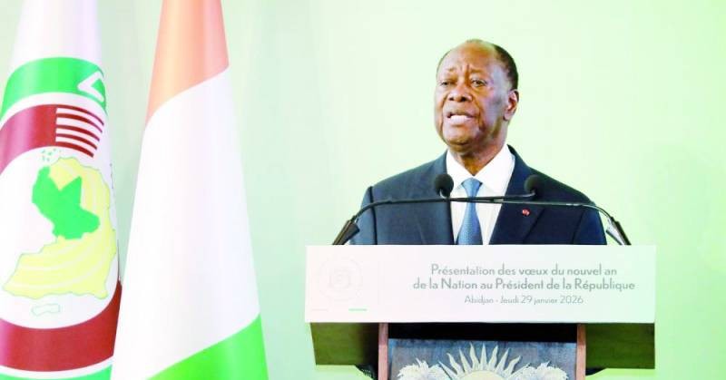 Le Chef de l’État a assuré que la Côte d'Ivoire est engagée sur la bonne voie, dans son développement socioéconomique (Ph: HONORE BOSSON)