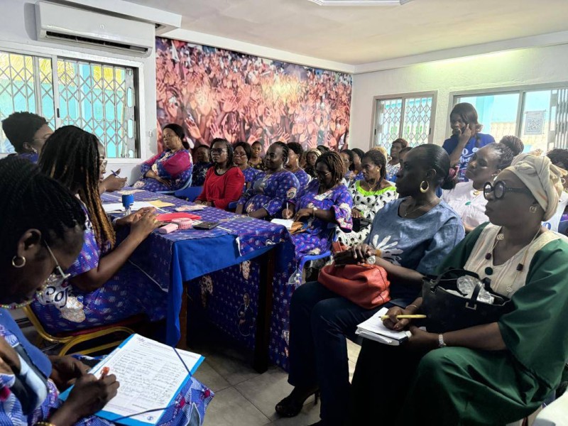 Les femmes en assemblée générale. (Photo Bavane)