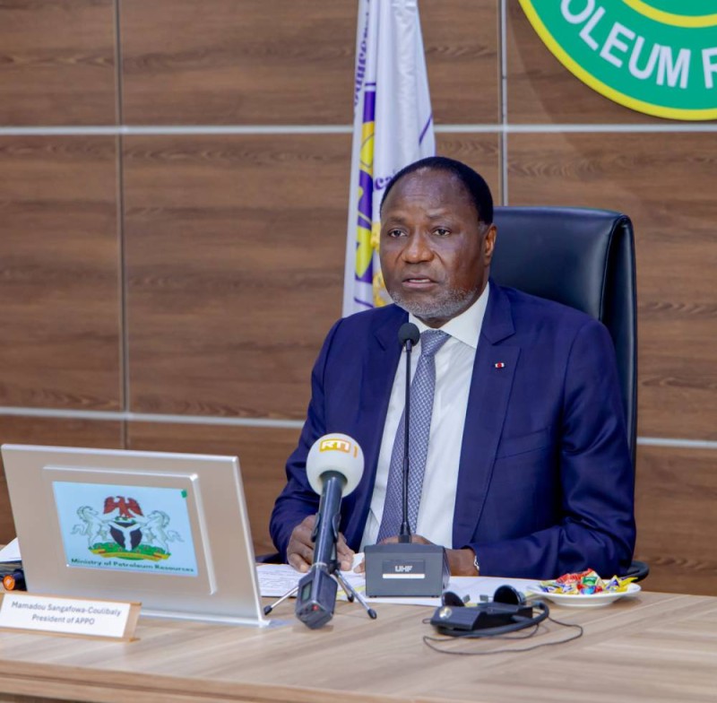 Le ministre ivoirien des Mines , du Pétrole et de l’Énergie, Mamadou Sangafowa-Coulibaly.