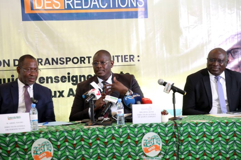 Le directeur général de Quipux Afrique s’est réjoui du partenariat public-privé qui est un modèle économique viable et responsable. (photo: Véronique Dadié)