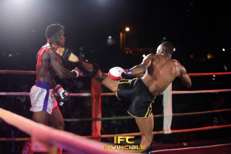 Un combat lors de l'IFC 6 à Anyama en 2025. (Ph: Dr)