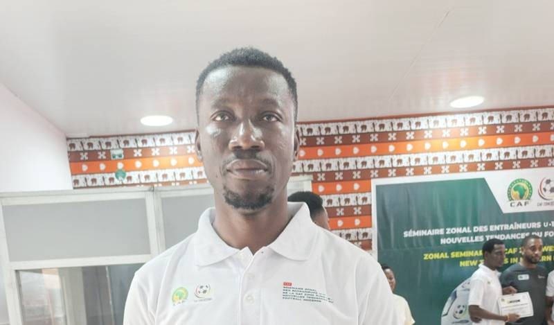 Le coach ivoirien des U17, Diabaté Bassiriki, satisfait au terme de ce séminaire.