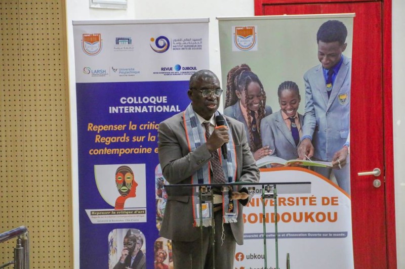 Le professeur Addack-Kouassi directeur de l’Unité de formation et de recherche des sciences des arts, des industries culturelles et de la communication