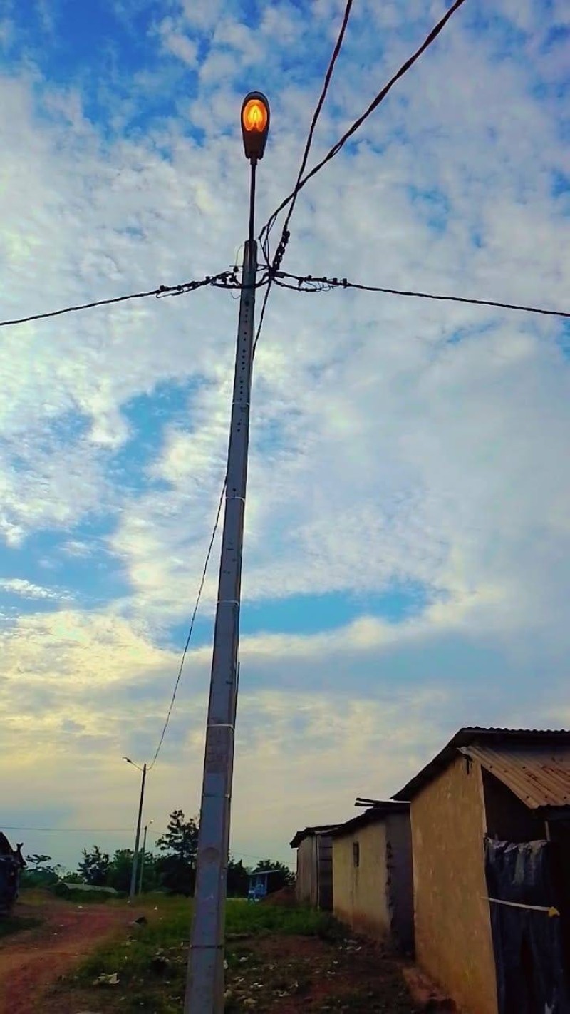 Le village de Zéribéri (Fresco) désormais alimenté en électricité (Photo Dr)
