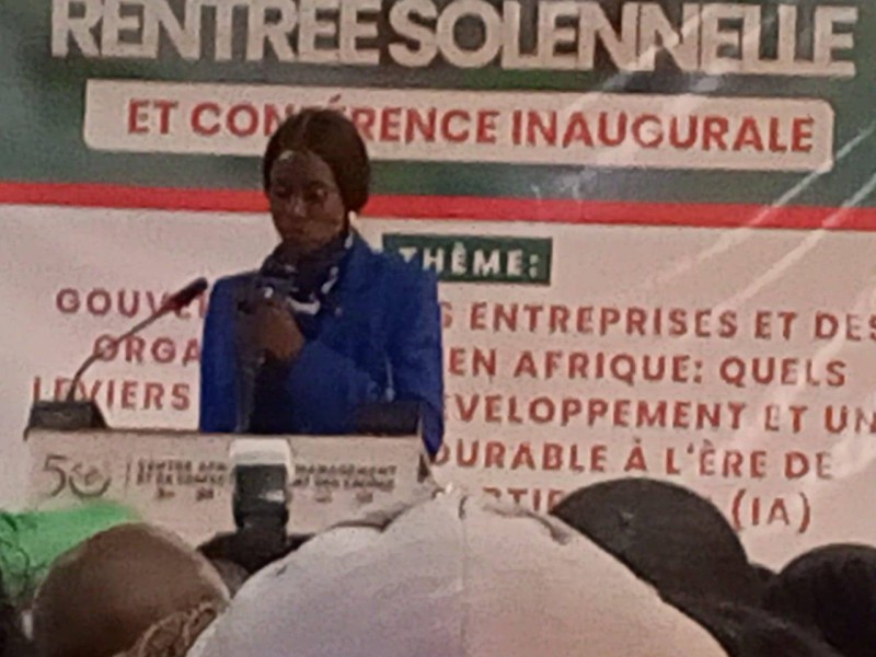 Sali Ouattara, conférencière. 