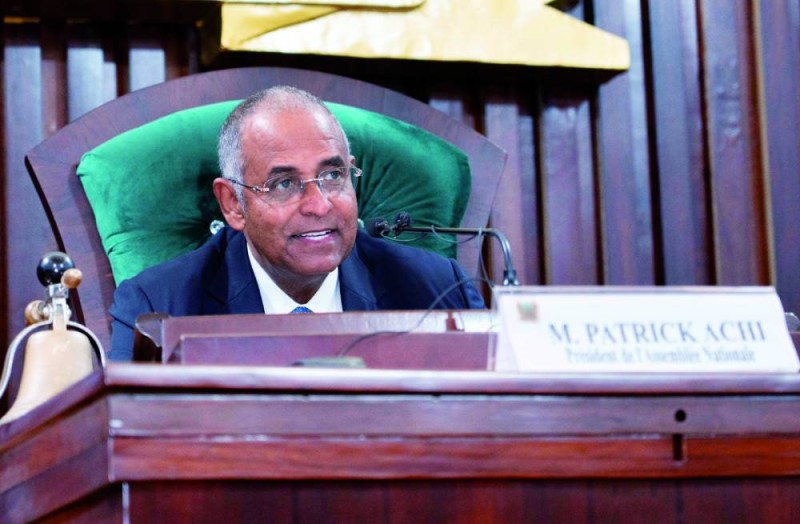 Patrick Achi, président de l’Assemblée nationale, a présidé la séance plénière d’adoption du calendrier de la première session ordinaire 2026 de l’institution. (Ph: Dr)