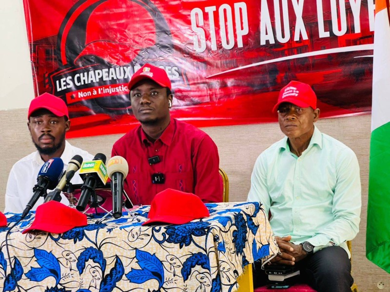 Les responsables du mouvement "Chapeau rouge". (Ph: Dr)