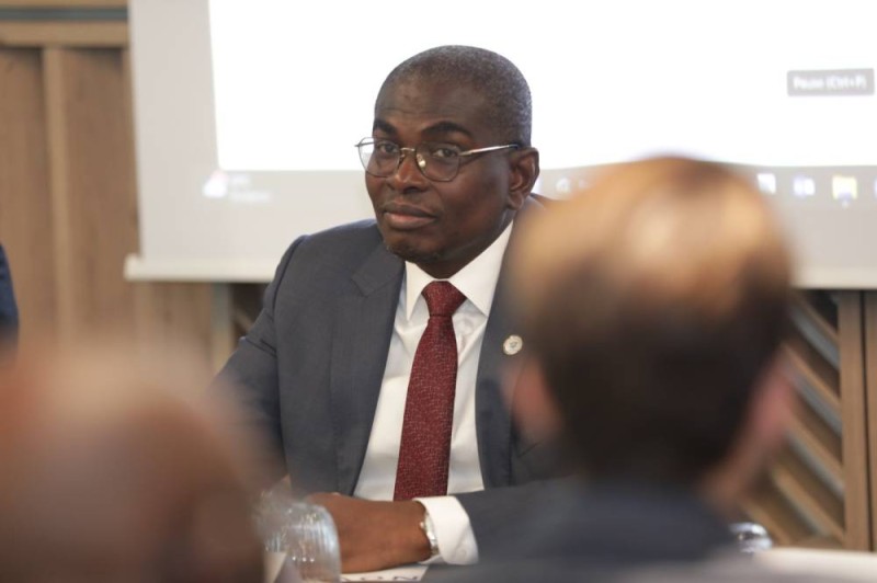 Le président du conseil d’administration du Conseil Hévéa-Palmier à Huile-Coco (CHPC), M. Félix Anoblé. (Ph:DR)
