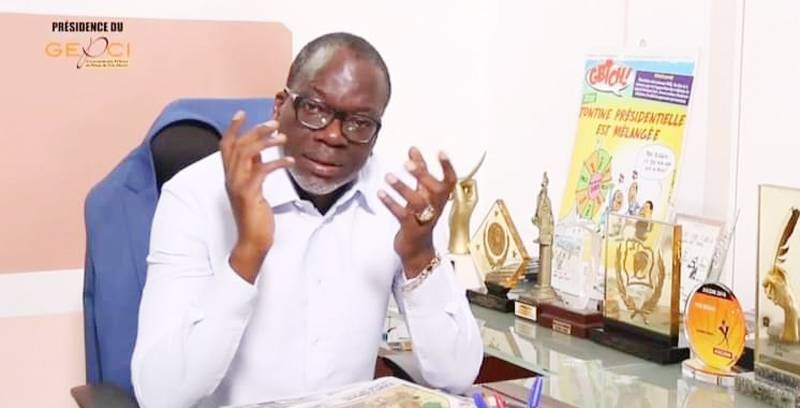 Zohoré Lassane, président du Groupement des éditeurs de presse de Côte d'Ivoire. (Ph: Dr)
