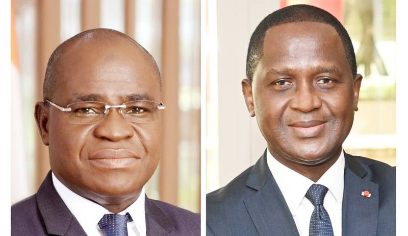 Les travaux se déroulent sous la direction du ministre du Commerce, de l'Industrie et de l'Artisanat, Kalil Konaté, et du président de la Cgeci, Ahmed Cissé. (Ph: Dr)