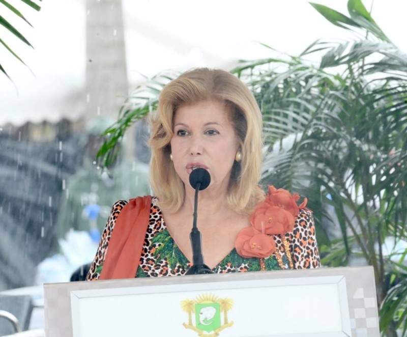La Première dame Dominique Ouattara. (DR)