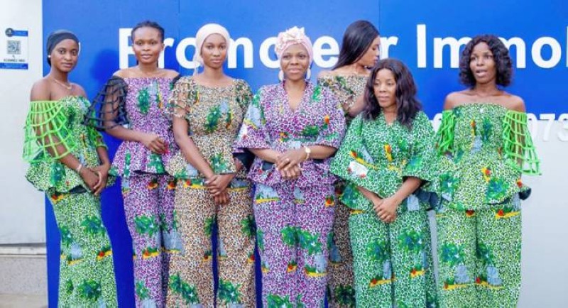 Les femmes de ladite société très heureuses pour cette célébration. (Ph: Dr)