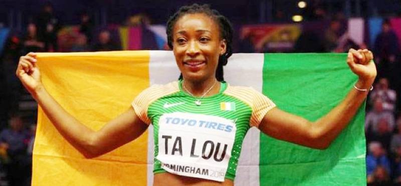 Marie-Josée Ta Lou, sprinteuse ivoirienne.