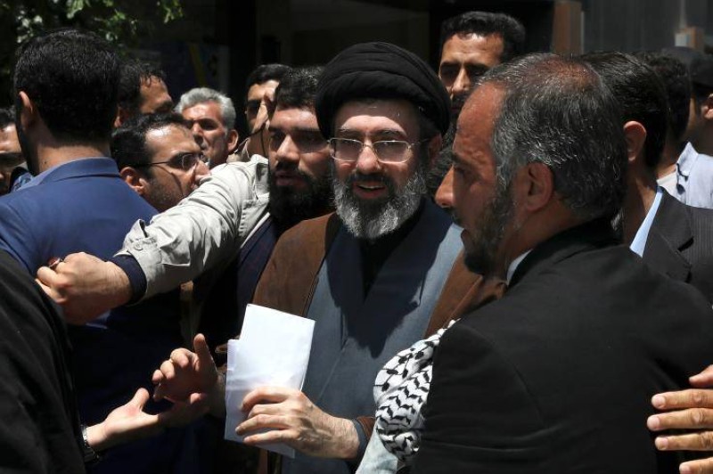 Mojtaba Khamenei,fils de l'ayatollah Ali Khamenei, à Téhéran, le 31 mai 2019. © Vahid Salemi / AP