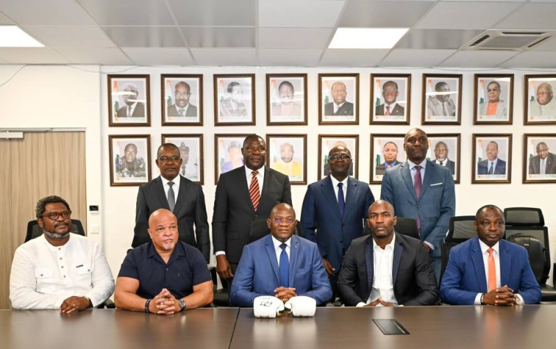 Soutien officiel du ministre pour le grand rendez-vous de la boxe à Abidjan.