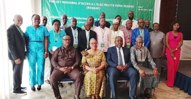 Une photo de famille du réseau, dont le confrère Félix Bony est désigné comme point focal en Côte d'Ivoire.