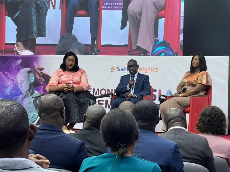 Yaya Sylla, Pdg de Sah Analytics (au centre) a donné les déclinaisons du Siade 2 qui réunira experts et autorités ivoiriennes autour de l’IA.