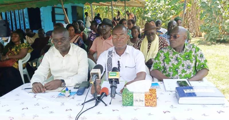 Les membres de la Mutuelle de développement de Songon Agban Attié 2 ont produit une déclaration. (Ph: Dr)